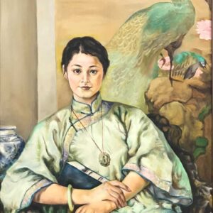Magic Shrooms portrait painting Dubai – traditional woman artwork UAE